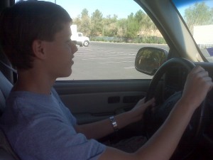 Grant driving