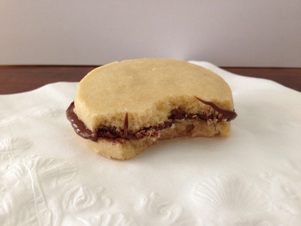 Nutella Shortbread Sandwich