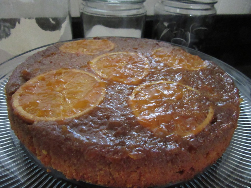 Orange Almond Polenta Cake 028